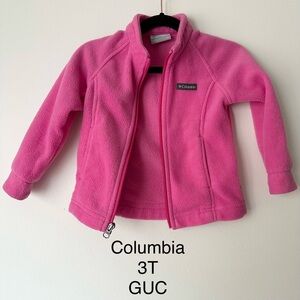 Columbia Bright Pink Fleece Jacket